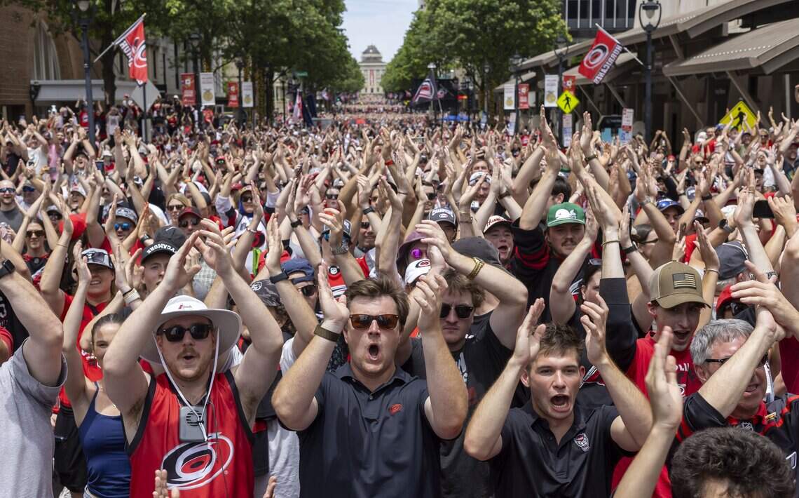 'This is crazy.' Crowd size for Canes' Stanley Cup parade shatters ...