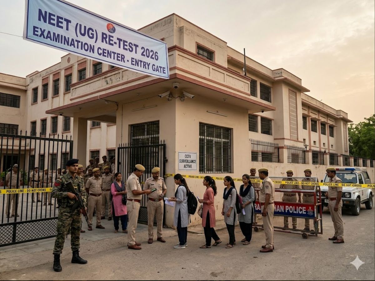 NEET re-exam 2026 today: Over 1 lakh CCTV cameras, AI monitoring and ...