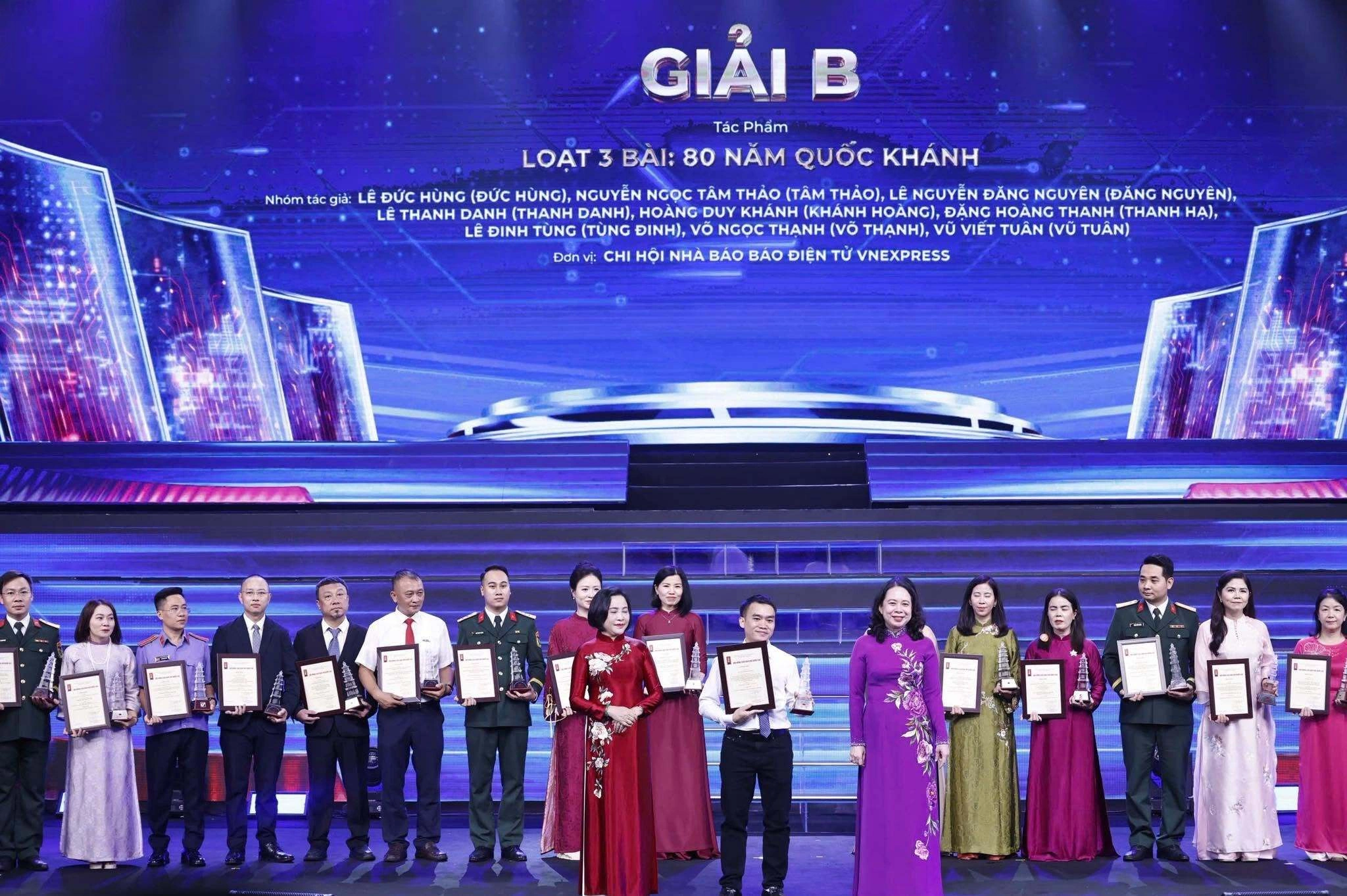 VnExpress giành giải B Báo chí Quốc gia