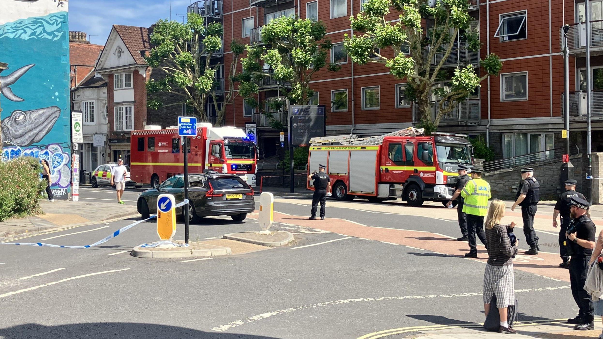 Ruptured gas main triggers city centre evacuation