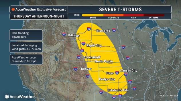 Severe thunderstorms, flood threat to persist across central, eastern US