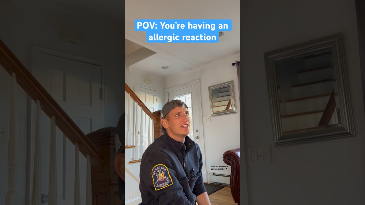 POV: You’re having an allergic reaction