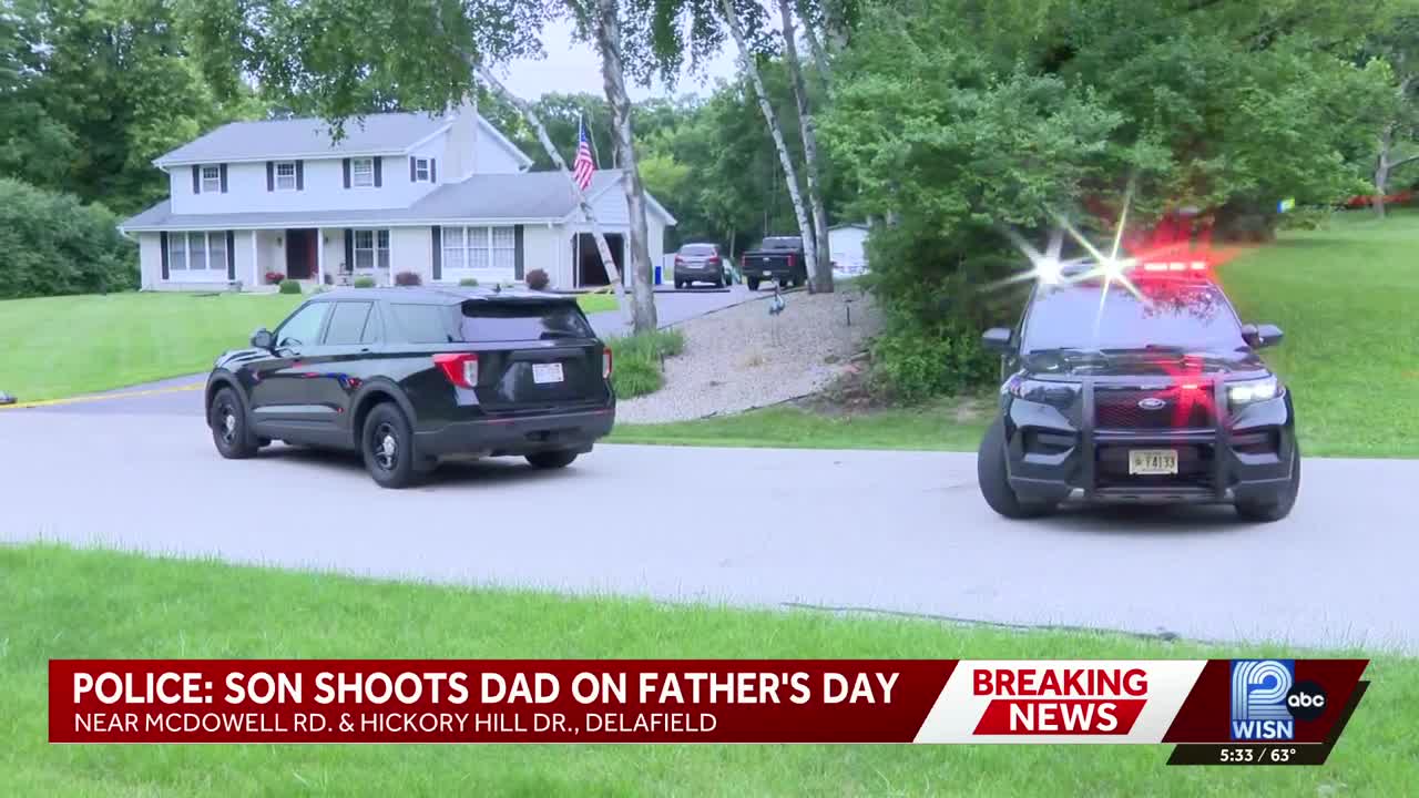 Delafield police say son shoots dad on Father's Day