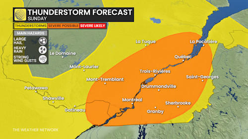 Renewed flood, severe storm risk in Quebec as training storms possible