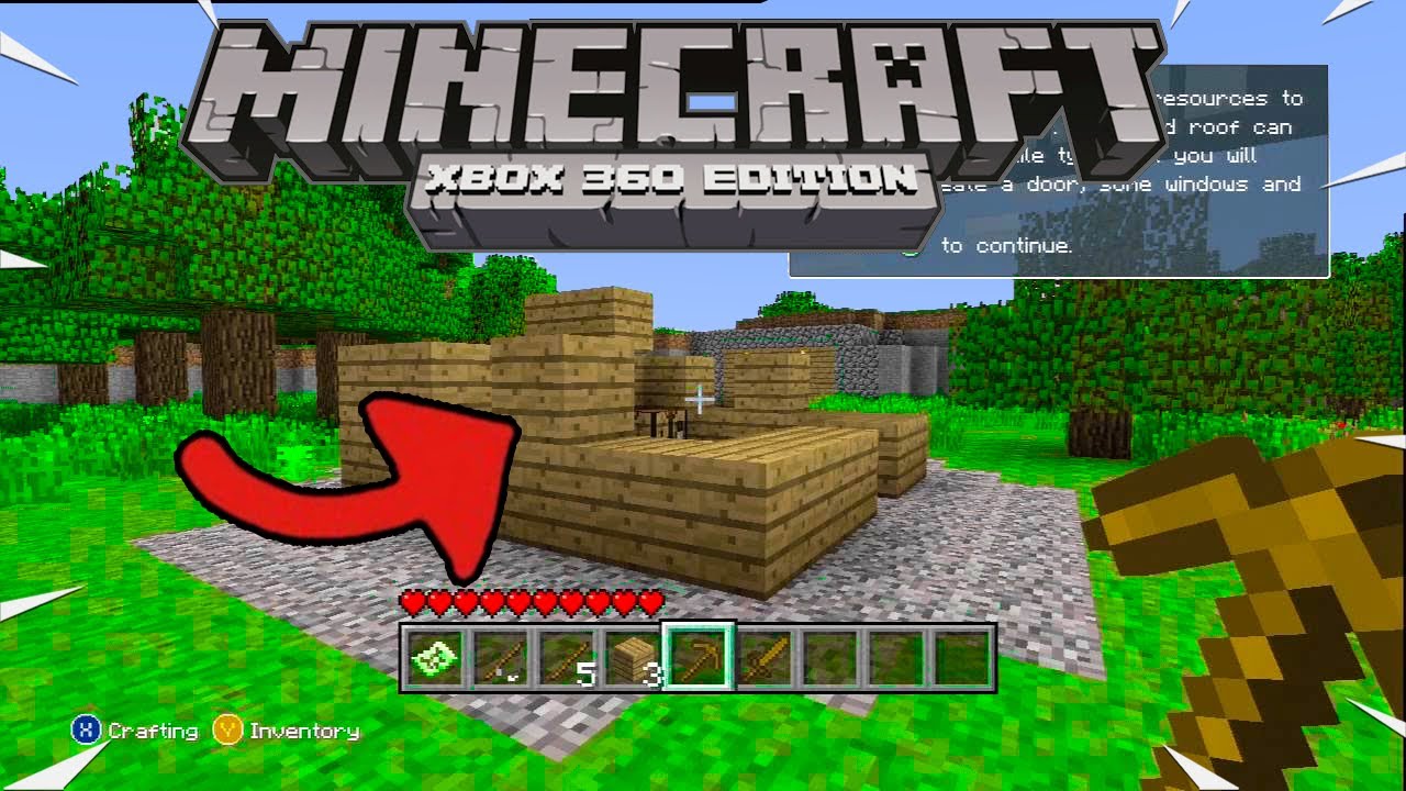 Playing Minecraft Xbox 360 edition in 2022