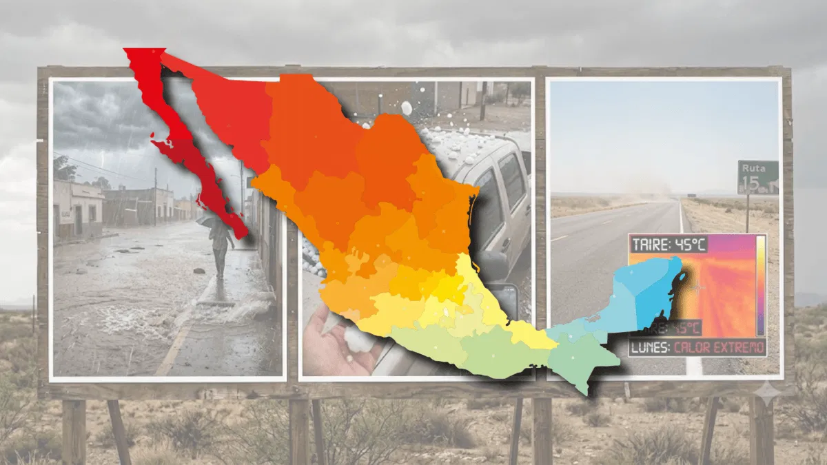 Clima en México: Conagua prevé lluvias intensas, granizo y calor de 45 ...