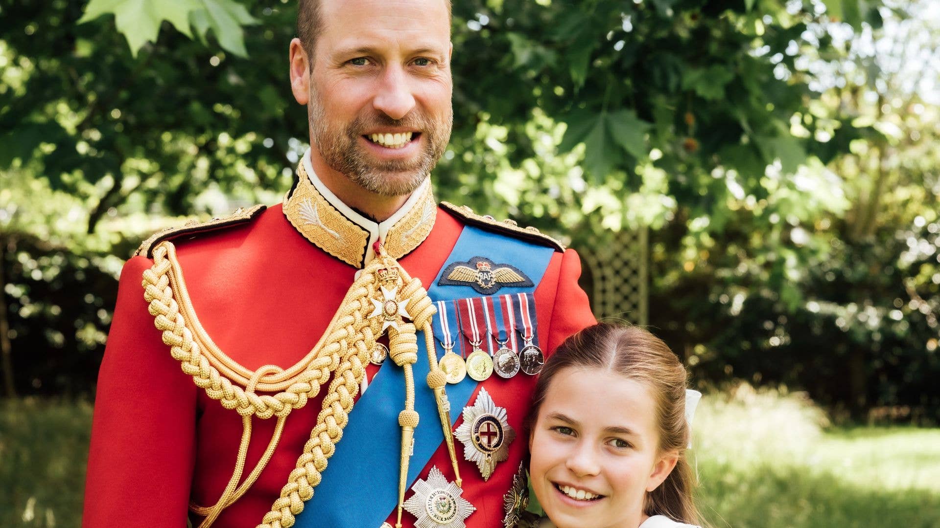 Prince William pictured in off-duty 'papa' moment with Princess Charlotte to mark 44th birthday