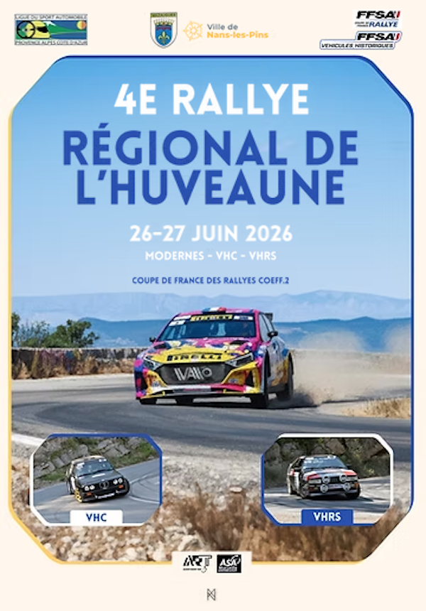 Classement rallye de l’Huveaune 2026 direct