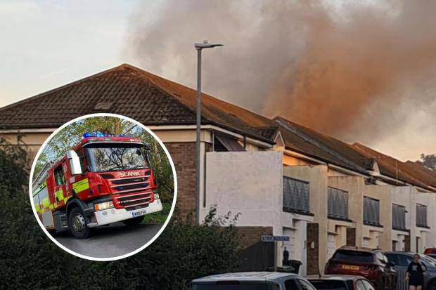 Watch: Footage shows major fire at 'multiple homes' in Basildon