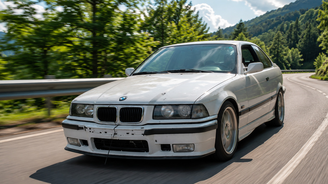 BMW E36 gets a risky budget turbo upgrade