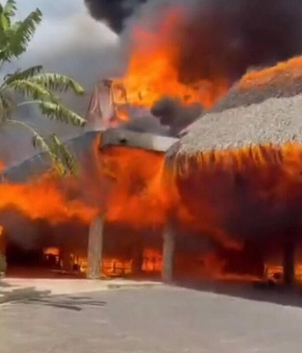Dominican Republic beach resort fire