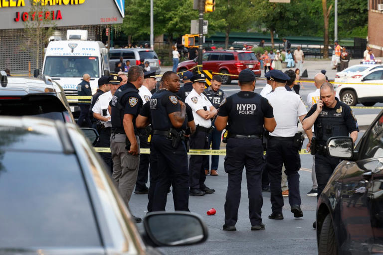 NYPD officer struck by suspect fleeing in stolen car, leading fellow ...