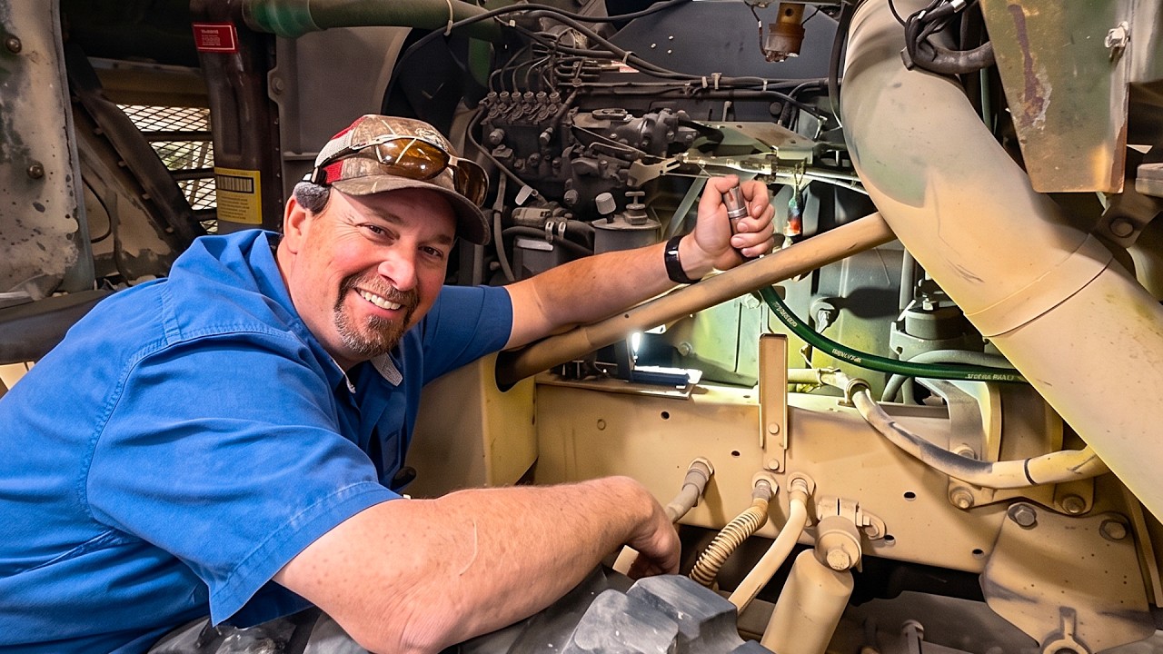 Inside the resurrection of a military dump truck