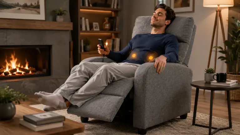El #1 más vendido: sillón reclinable HOMELYA con masaje y reposapiés en ...