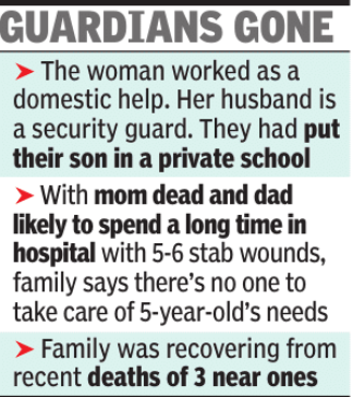 Parking rage: Minor stabs woman to death, critically injures husband in ...