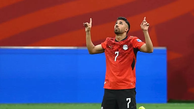 خلال مباارة مصر ونيوزيلندا (2)