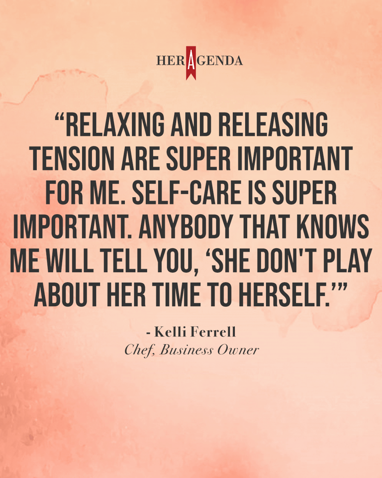 A peek inside her agenda: Kelli Ferrell