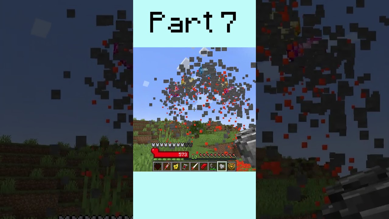 Stacking one million hearts and becoming overpowered in Minecraft