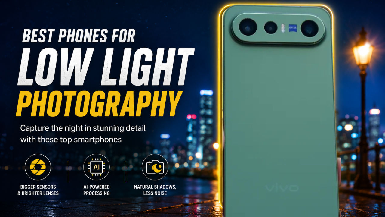 Best phones for low light photography: Vivo X300 FE, Find X9s and more