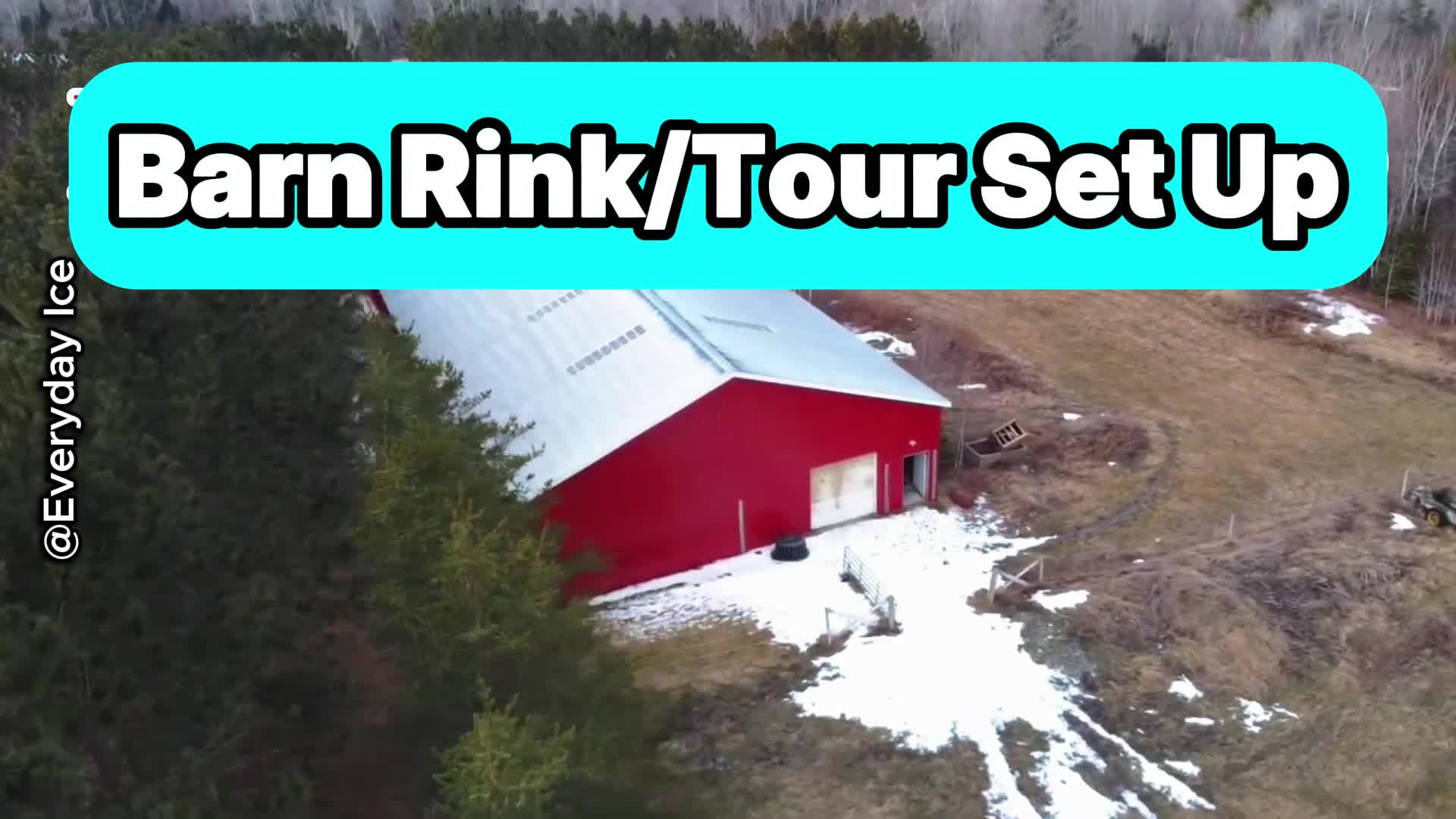 How one man built a functional ice rink at home