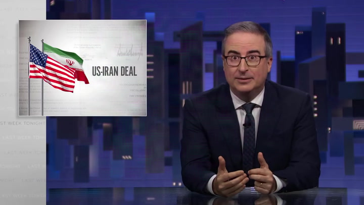 John Oliver: How Trump got 'humiliated' by 2 bodies of water