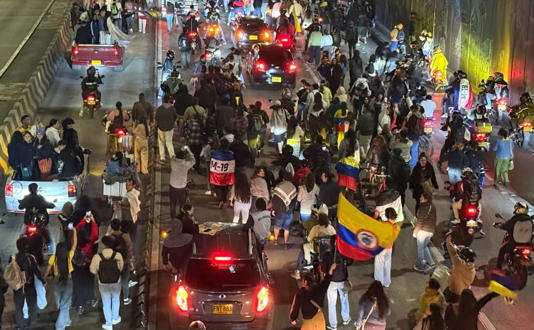 Manifestaciones en Bogotá
