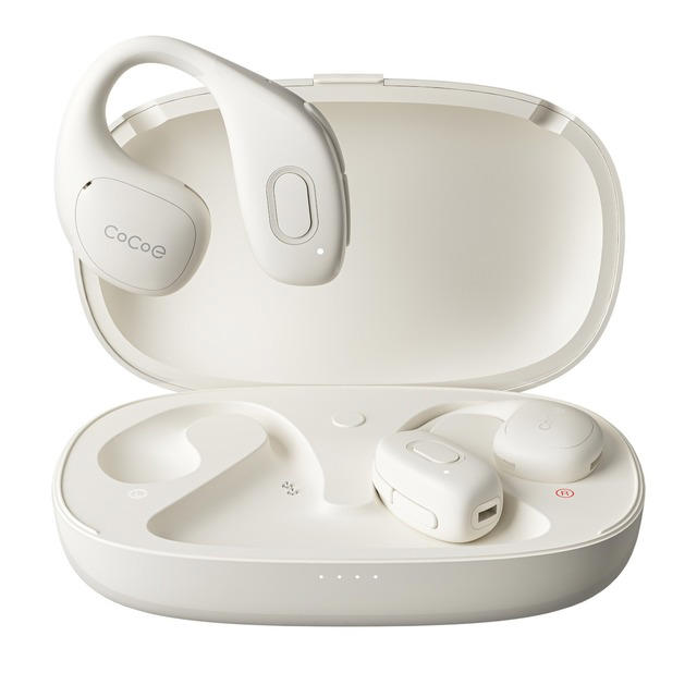 NTTのオープンイヤー集音器 cocoe Ear 一般発売、テレビ用Auracast送信機