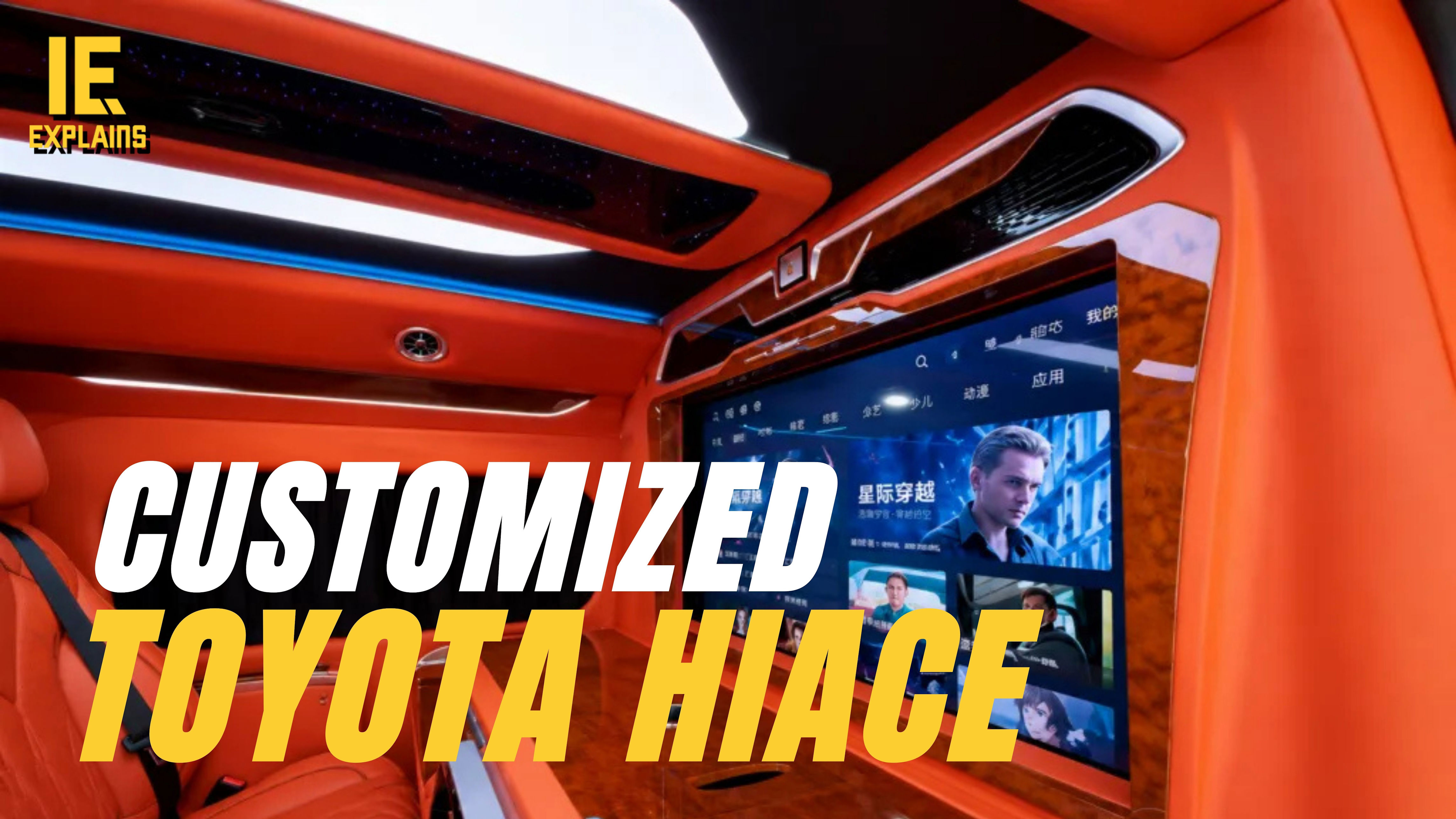 Customised $50,000 Toyota HiAce goes viral as the most unhinged luxury van