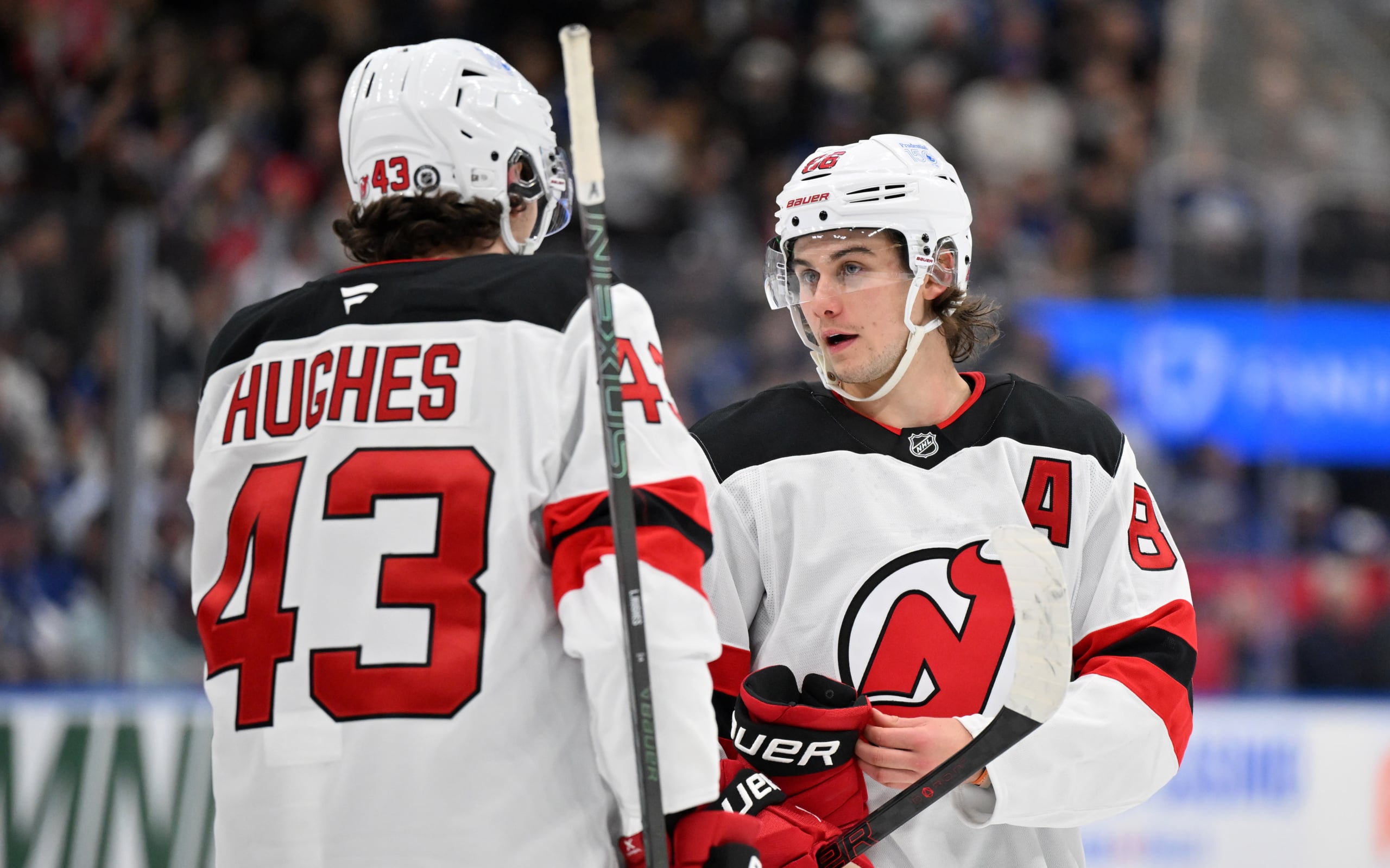 Why Devils aren’t in Tkachuk-like predicament with Hughes brothers yet