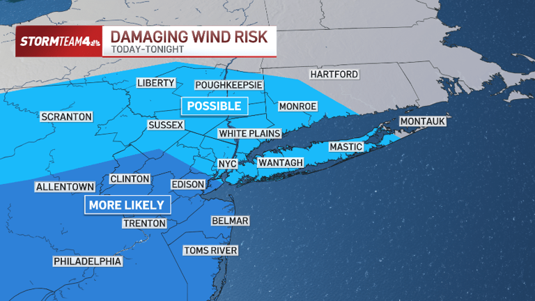 Monday storms could bring isolated tornado, flash flooding to NYC area
