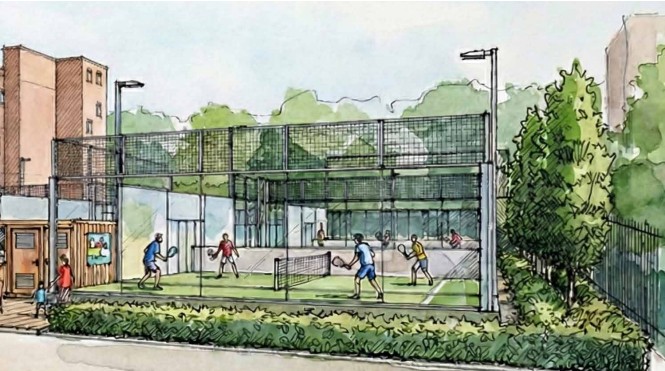 First look at padel courts plan for former Leeds hospital car park site