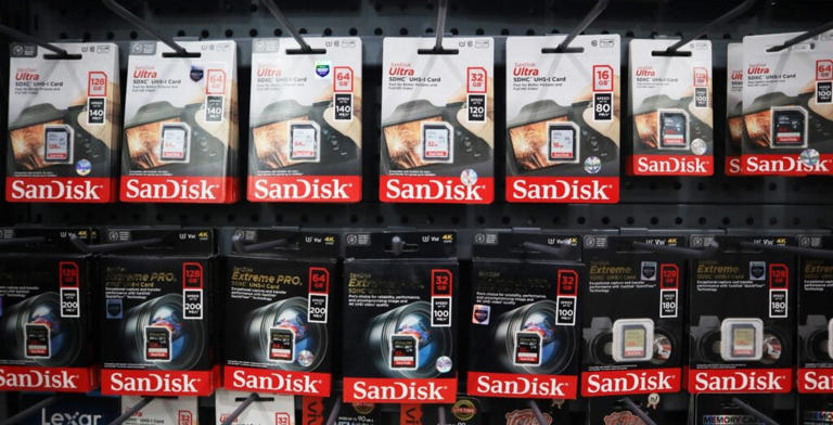 Why is SanDisk stock surging Monday?