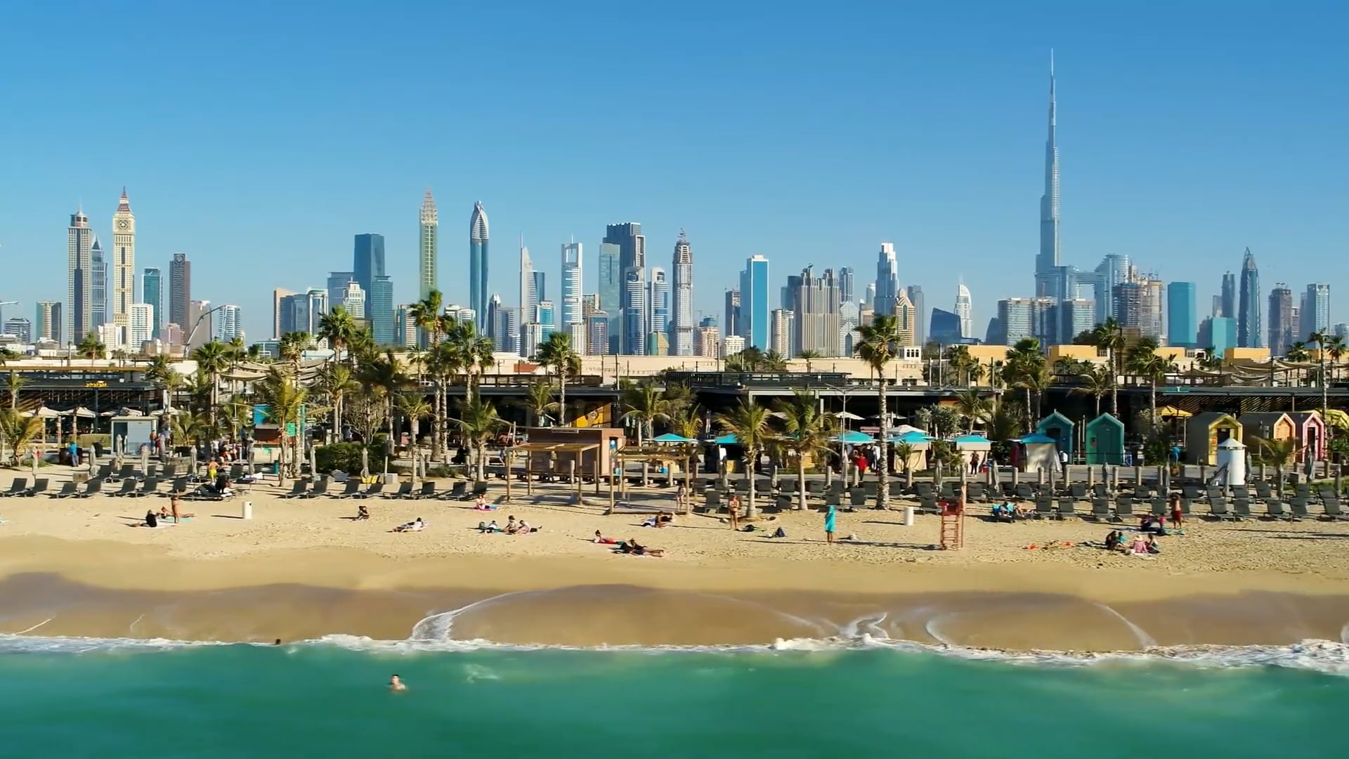 Dubai UAE: Stunning drone views of the city's iconic skyline