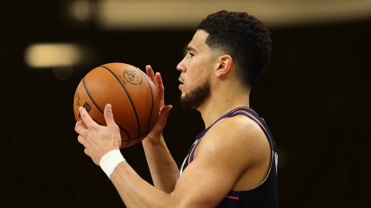 Devin Booker's dad reacts to him changing his jersey number in his ...