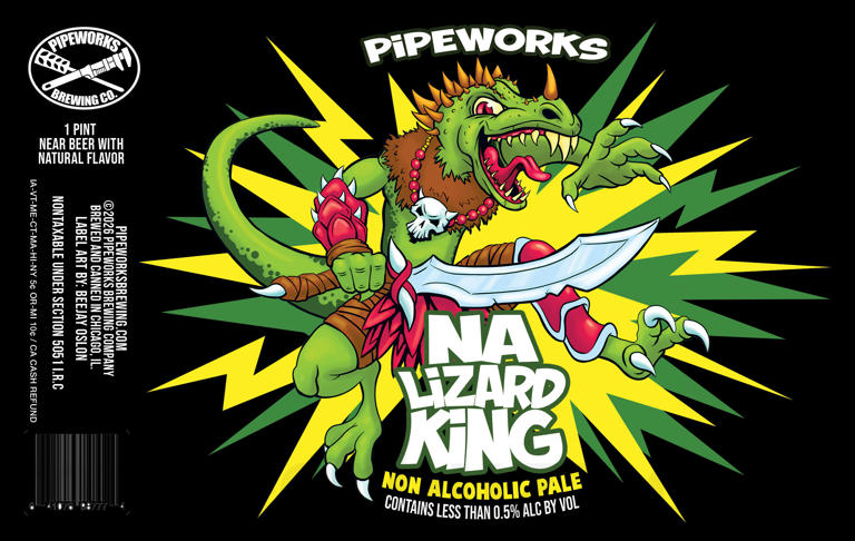 Pipeworks Brewing Co. introduces NA Lizard King: A fierce new non ...
