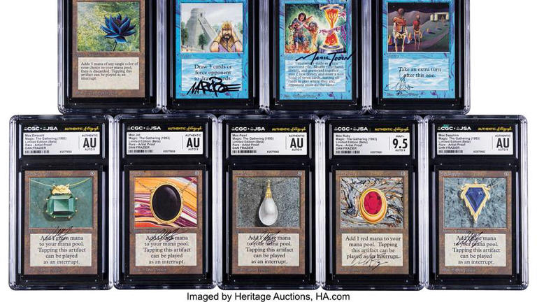 Incredible Magic: The Gathering artist proof card set setting records ...