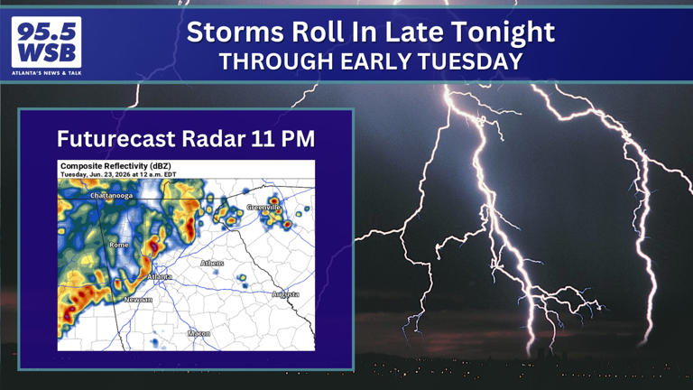 Heavy rain, thunderstorms return late tonight through early tomorrow ...