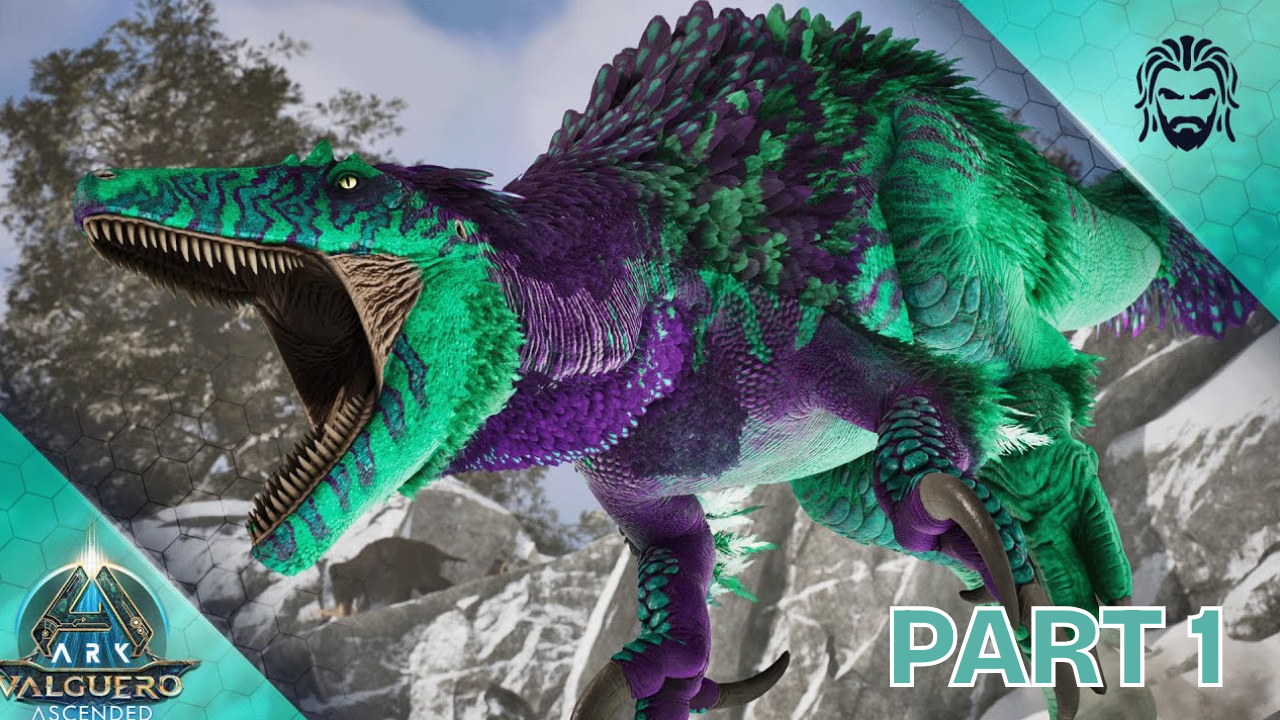 My new mutated megaraptor rules this biome ARK Valguero part 1