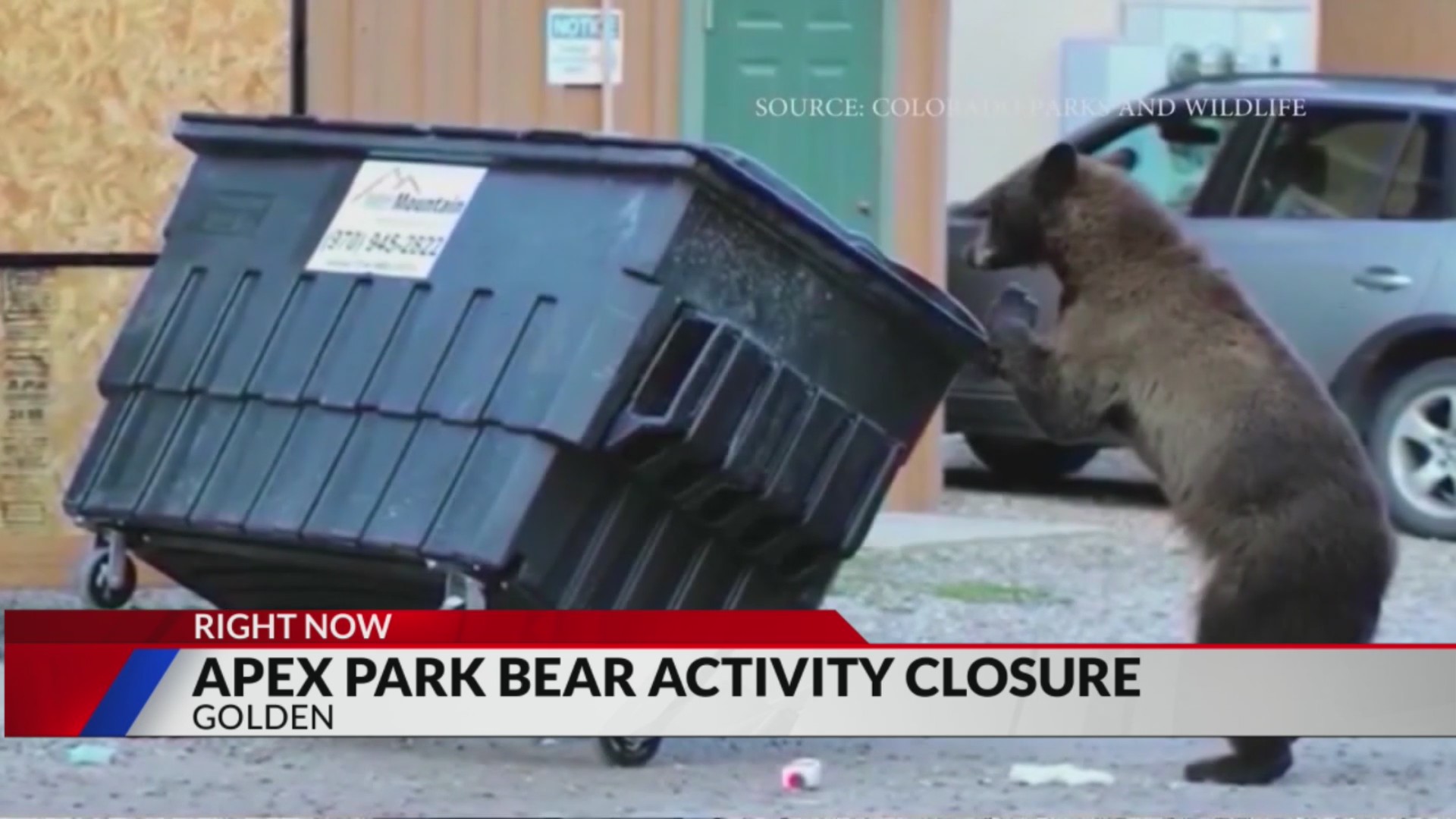 'Aggressive bear activity' closes Jeffco park in Golden