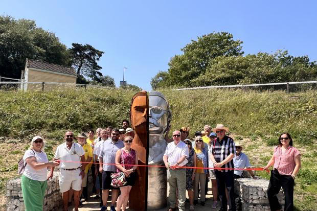 New sculpture installed in Bournemouth to celebrate famous author