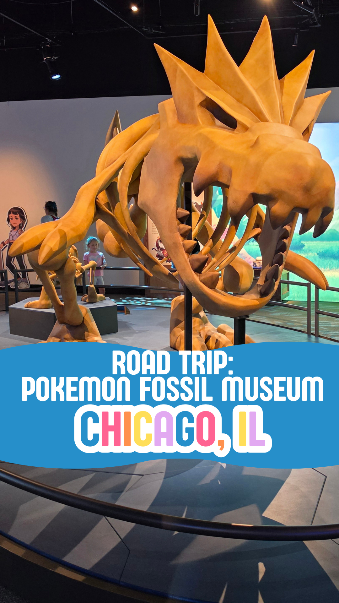 Pokémon fossil museum at the Field Museum in Chicago