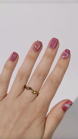 Marble nails