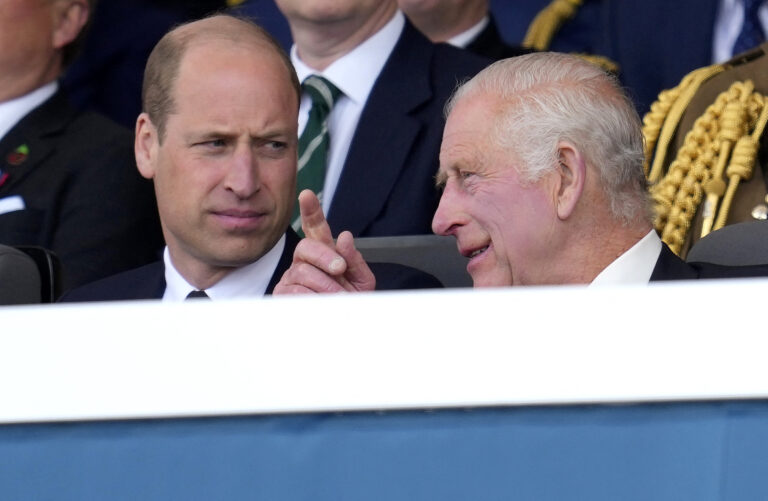 Prince William and King Charles at Commemorative event for the 80th anniversary of D-Day