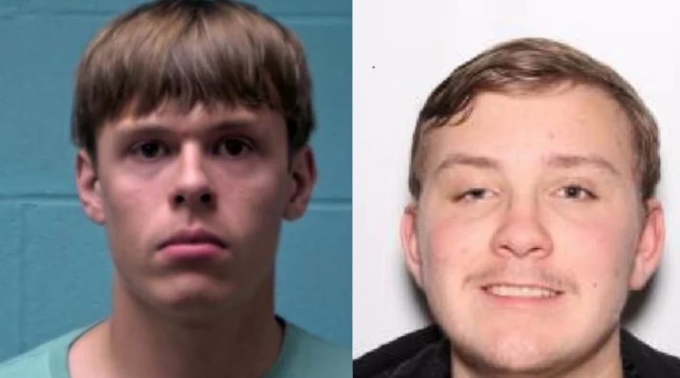 Ashton Clark (left) and Landon Harris (right) are among nine teenagers charged with attacking a Black teenager (Photo: Lenoir County Sheriff’s Office)