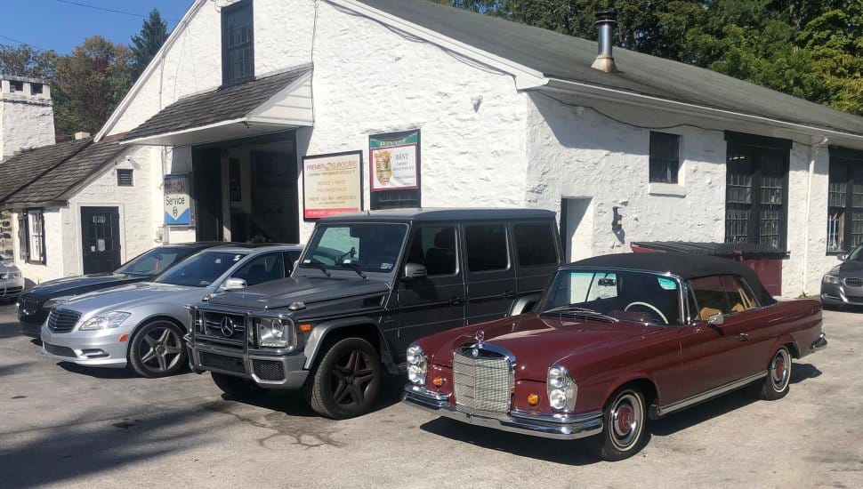 This European auto shop has been a Devon landmark since before America ...