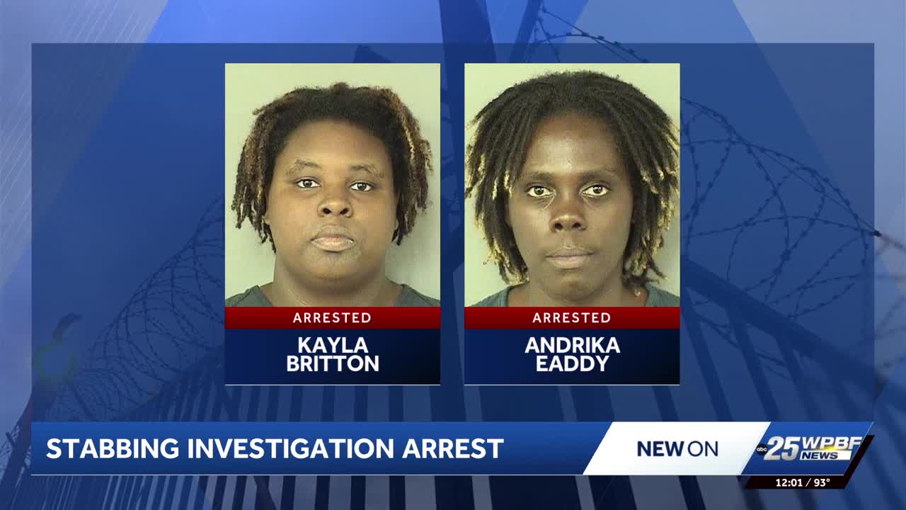 2 women charged with first-degree murder after double stabbing in Palm ...