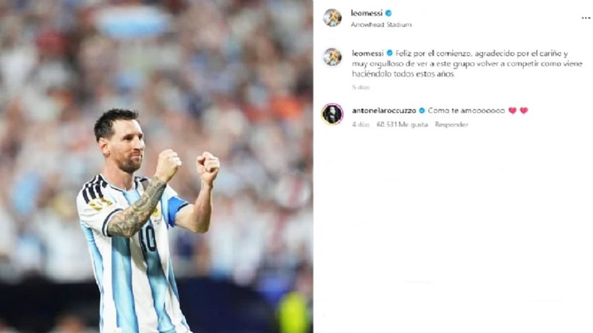 La confesión de Antonela Roccuzzo a Messi antes de jugar contra Austria en medio de un momento sensible