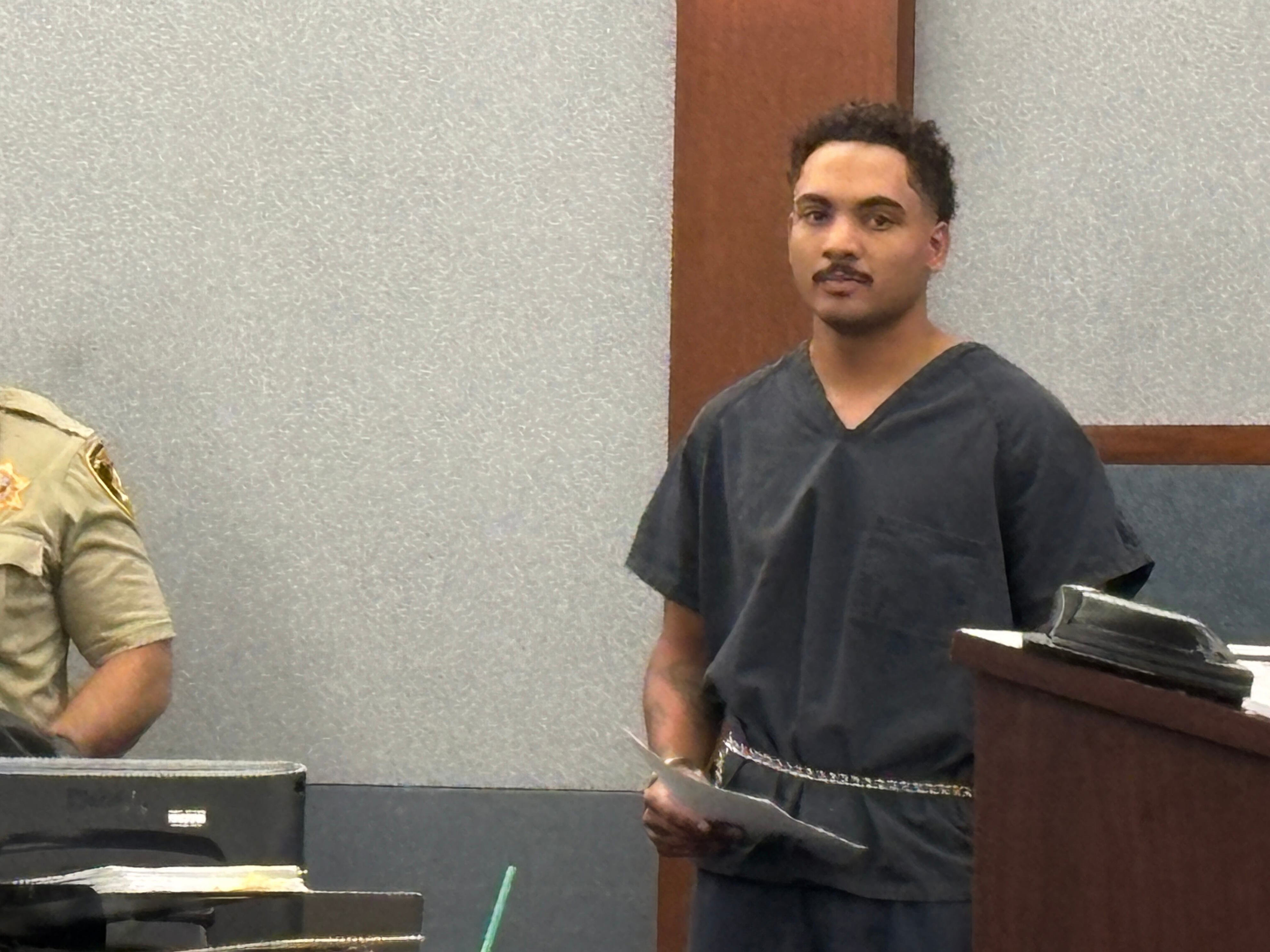 Las Vegas police officer appears in court on domestic violence charges ...