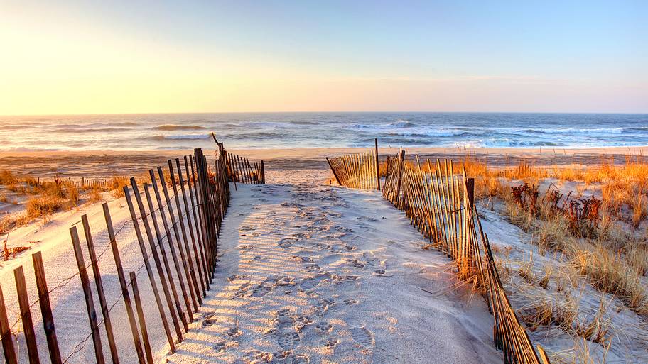 Ponquogue Beach in the Hamptons
