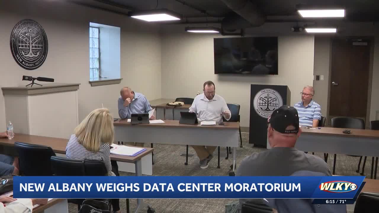 Plans for data center moratorium in New Albany move forward